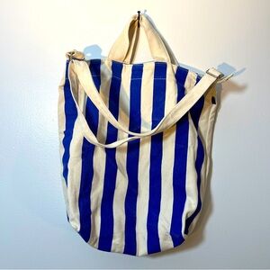 Baggu Duck Bag with Blue Stripes